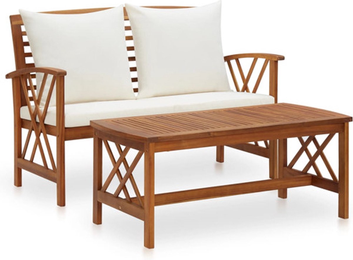 Vidaxl Tuinset Wit Meubelset