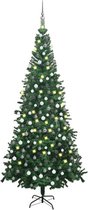vidaXL-Kunstkerstboom-met-verlichting-en-kerstballen-L-240-cm-groen