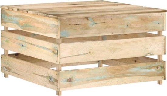 vidaXL - Tuintafel - pallet - geïmpregneerd - grenenhout