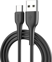 Câble de charge court USB-A vers USB-C - Zwart