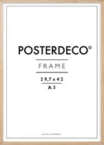 Cadre photo - Posterdeco - Bois Premium - Format de l'image 29,7x42 cm (A3) - Chêne