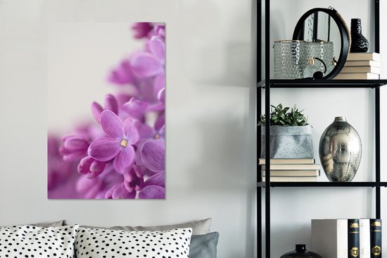 Feuilles de lilas en pleine floraison Toile 40x60 cm - Tirage photo sur toile (Décoration murale salon / chambre)