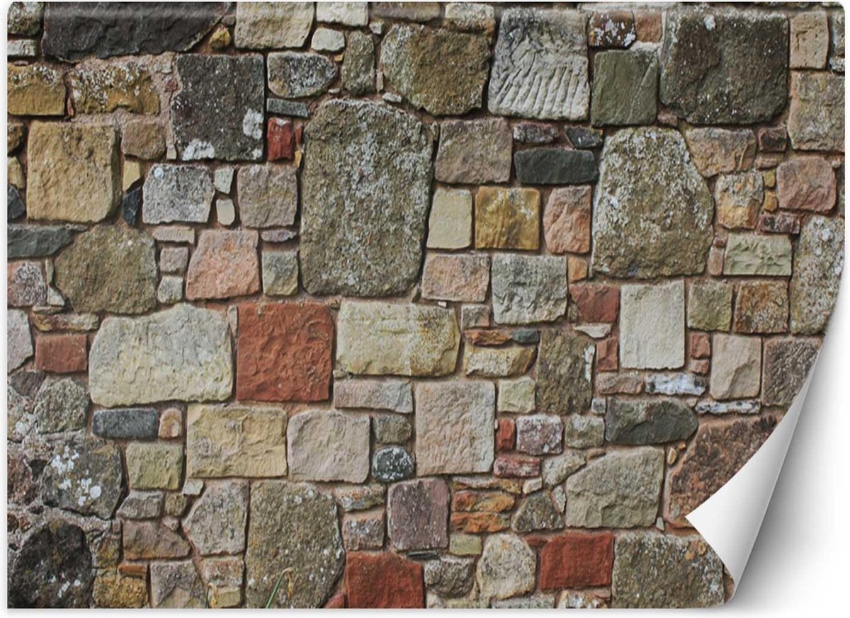 Trend24 - Behang - Siersteen - Vliesbehang - Behang Woonkamer - Fotobehang - 450x315x2 cm - Incl. behanglijm