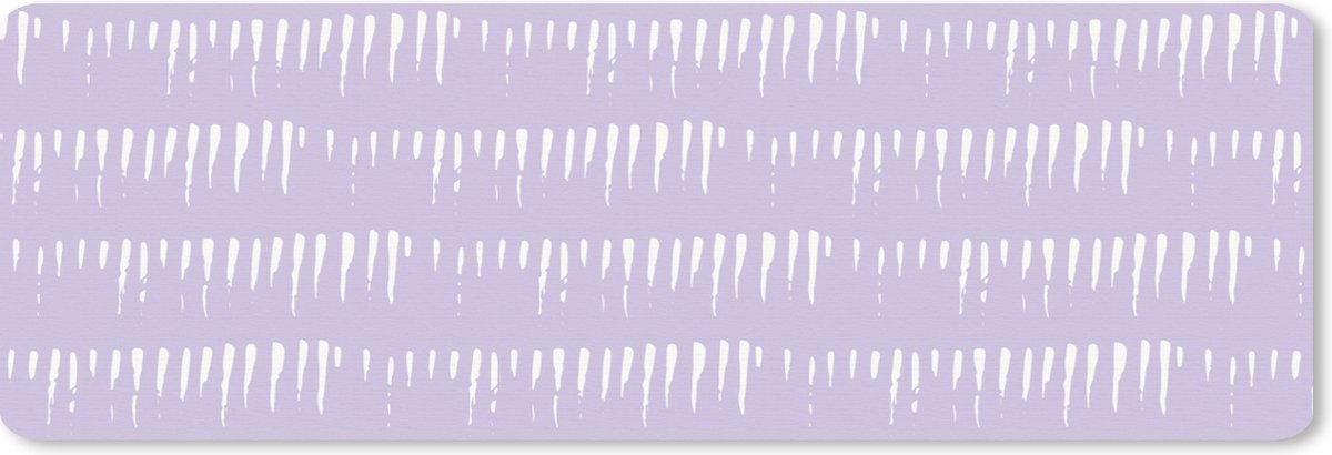 Muismat XXL 90x30 cm - Bureau onderlegger - Bureau mat Wit - Pastel - Design - Bureaumat - Gaming mousepad xl - Bureaulegger groot - Computer deskmat
