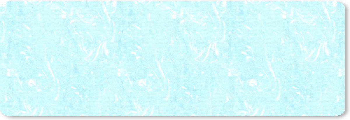Muismat XXL 90x30 cm - Bureau onderlegger - Bureau mat Marmer - Neon - Blauw - Patronen - Bureaumat - Gaming mousepad xl - Bureaulegger groot - Computer deskmat