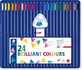 STAEDTLER Crayon de couleur Ergosoft aquarell - Boîte 24 pcs