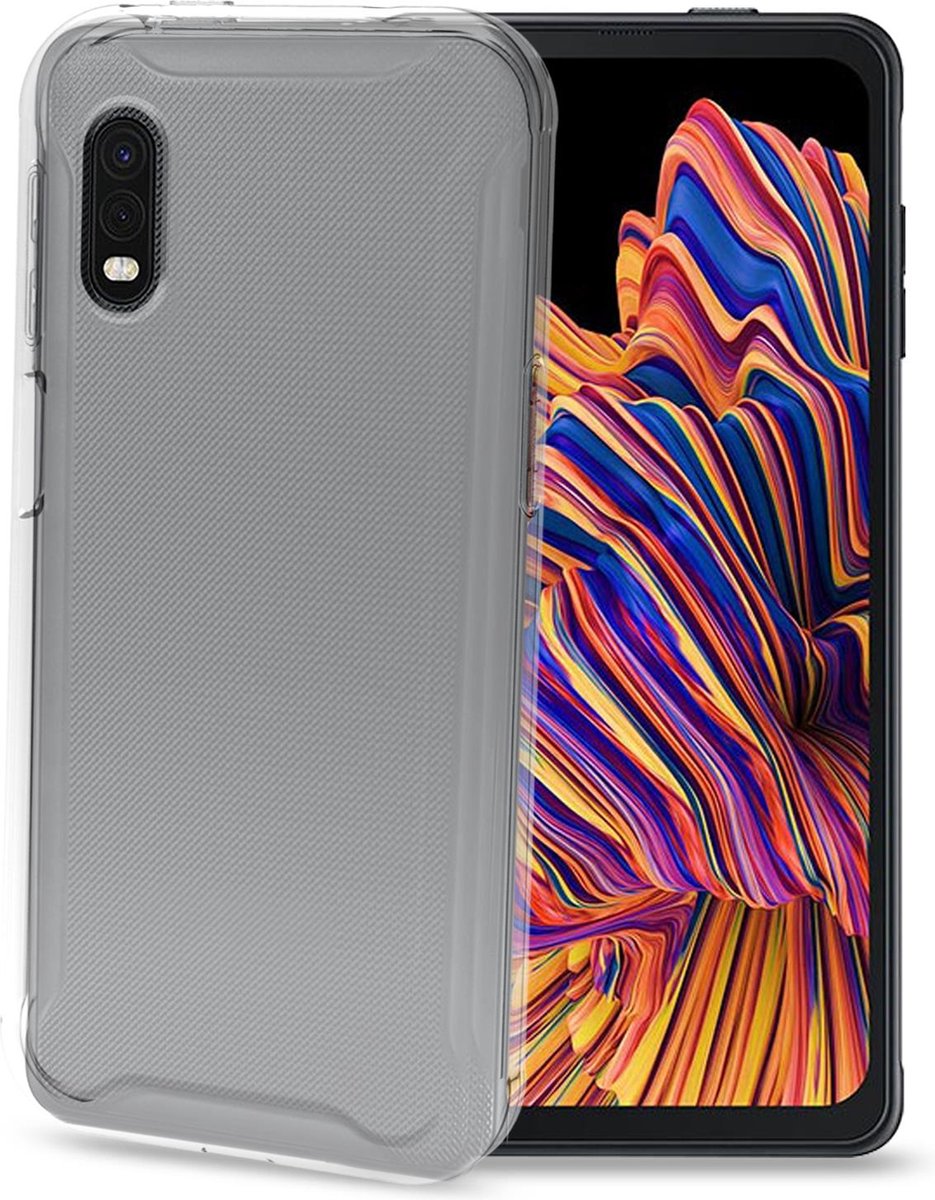 Celly Transparante Silicone Gel case voor samsung Xcover Pro Transparant