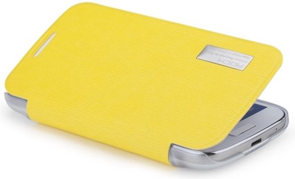 Rock Elegant Side Flip Case Lemmon Yellow Samsung Galaxy S4 Mini I9195