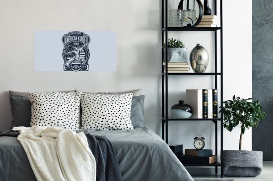 Affiche Sport - Arts martiaux - Amérique - Vintage - 80x40 cm - Cadeau Vaderdag - Cadeau - Cadeau pour lui - Astuce - Homme