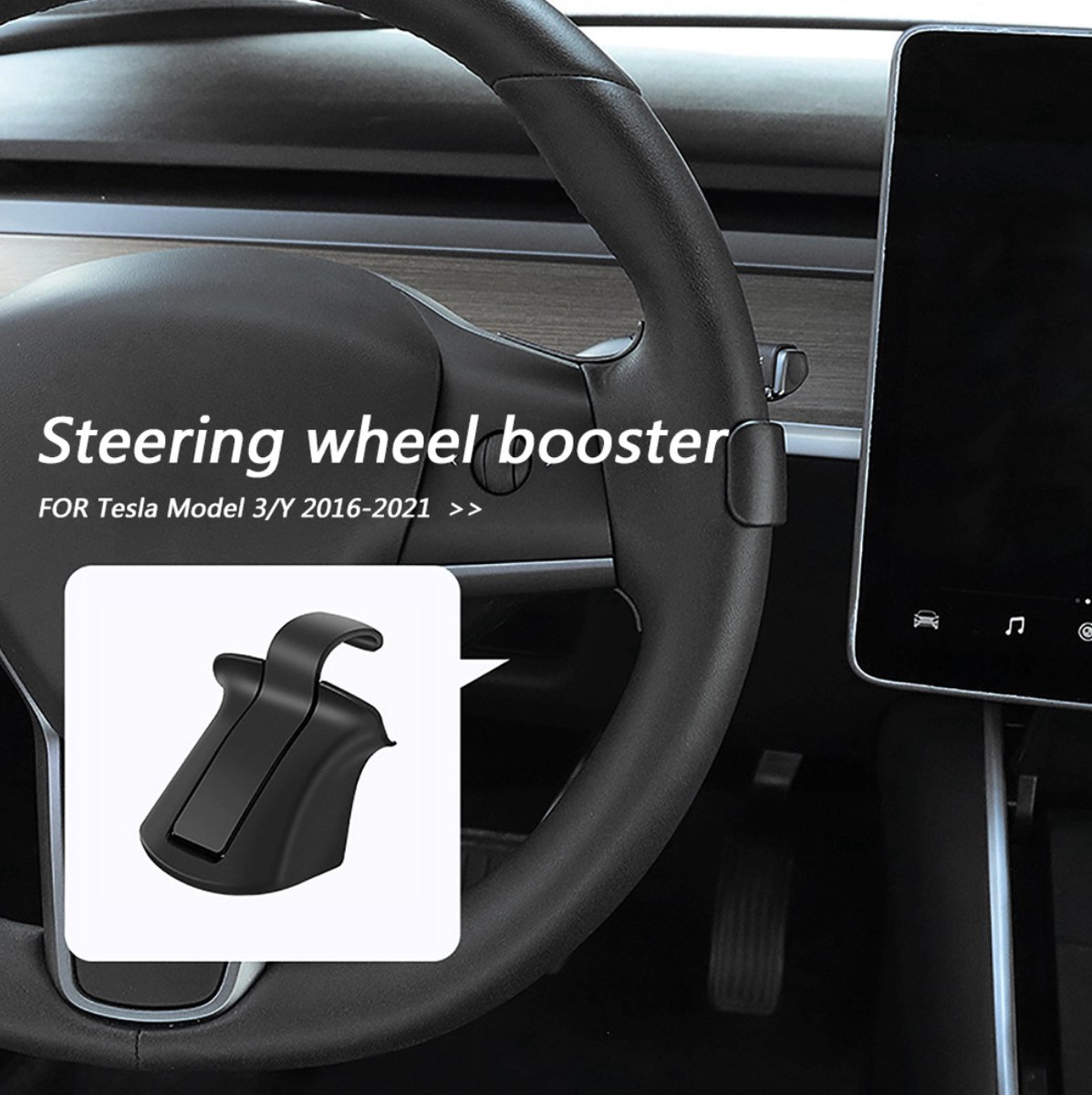 Tesla Model 3/y stuurwiel contragewicht ring autopilot