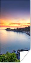 Poster Tropisch - Water - Zon - 60x120 cm