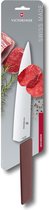 Couteau à découper Victorinox Swiss Modern 22cm - Manche rouge - Plastique