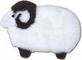 Tapis de jeu pour Bébé en peau de mouton WOOOL ® - Groot mouton (82x60cm) - 100% vraie laine de mouton - Doux et sûr