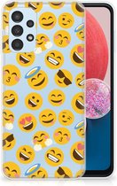 Backcover Soft Siliconen Hoesje Geschikt voor Samsung Galaxy A13 4G Telefoon Hoesje Super als Cadeautjes voor Meisjes Emoji
