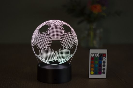Veilleuse LED FC Paris Saint-Germain Football Club 3D Illusion Kids  Football Logo PSG Lampe de Bureau