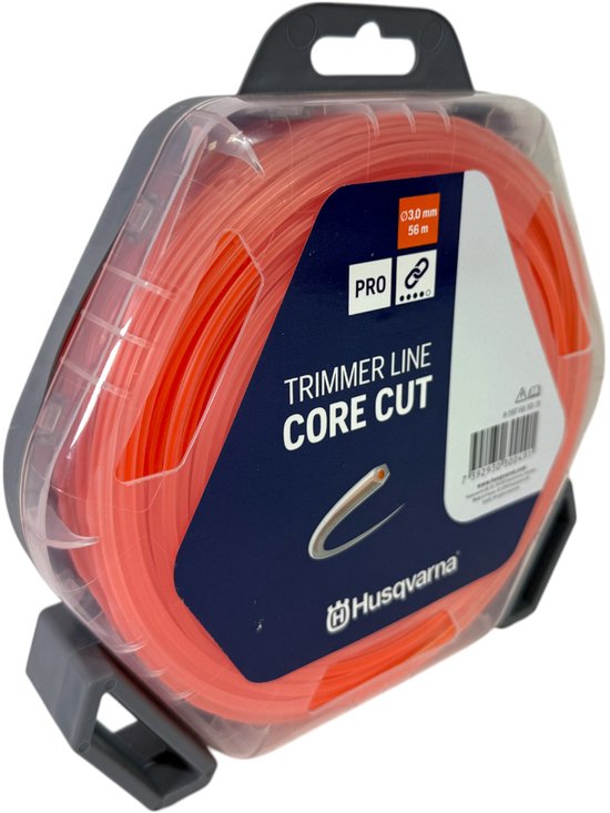 597669231 Trimmerfaden 3mm/56 m Orange / Translucent — afbeelding 3