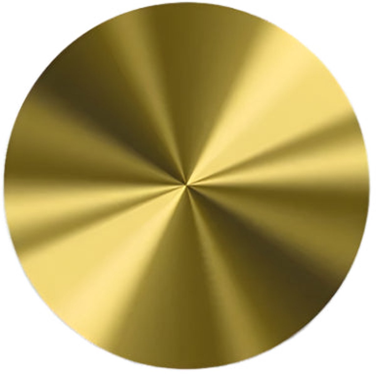 Sluitsticker Hoogglans Goud -Sticker-Etiket – 35 mm – 1000 st