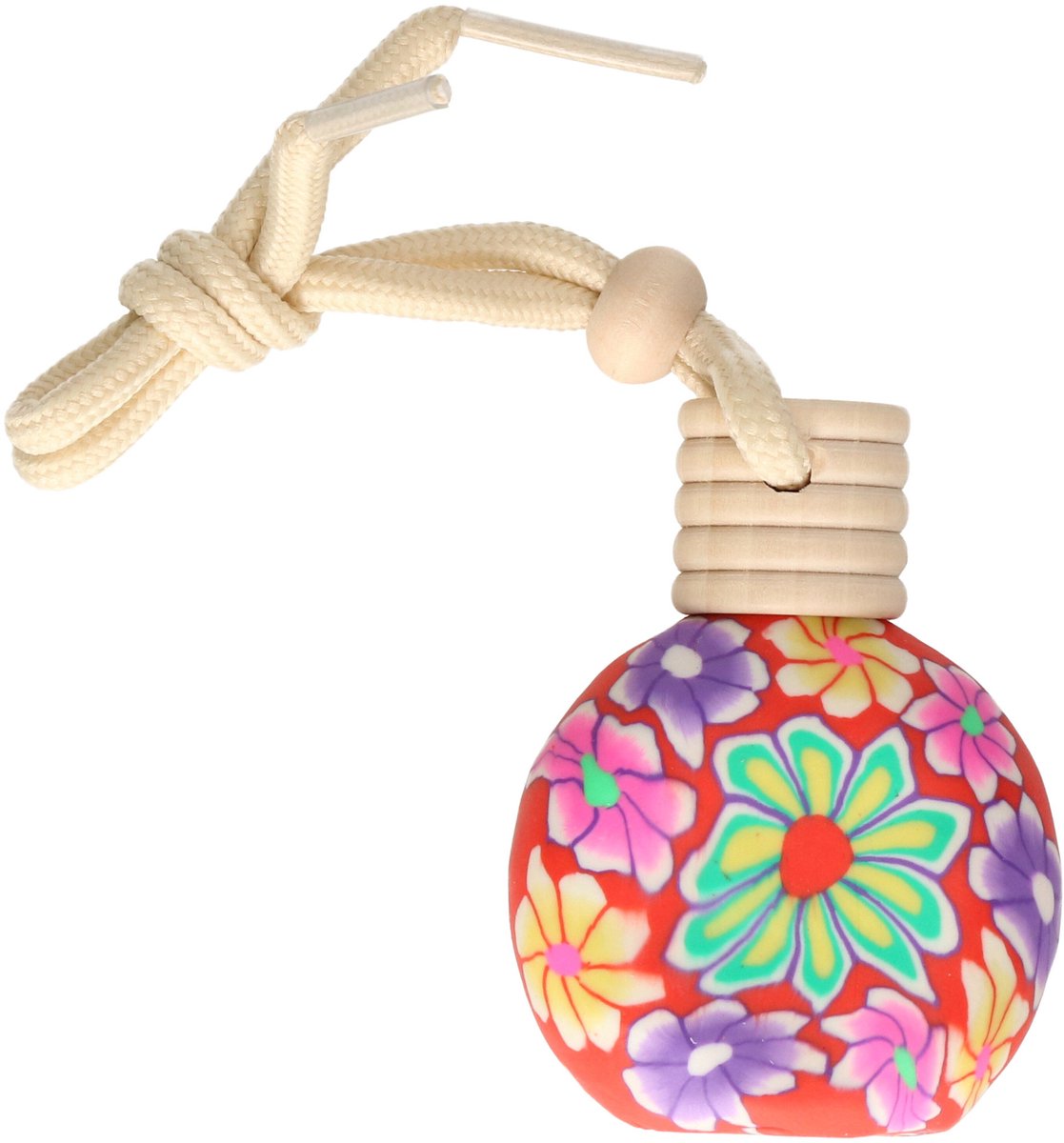 Amahogar Auto parfum/luchtverfrisser - dennengeur - in sierlijk flesje - 15 ml