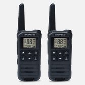 Talkies-walkies BAOFENG FR-22A pour Adultes et Enfants – Groot portée, USB-C, PMR16, alerte météo NOAA – Radio bidirectionnelle rechargeable pour Plein air, la croisière et le Camping – Noir