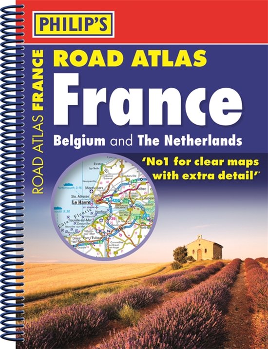 Philip'S Road Atlas France, Belgium And The Netherlands - cover