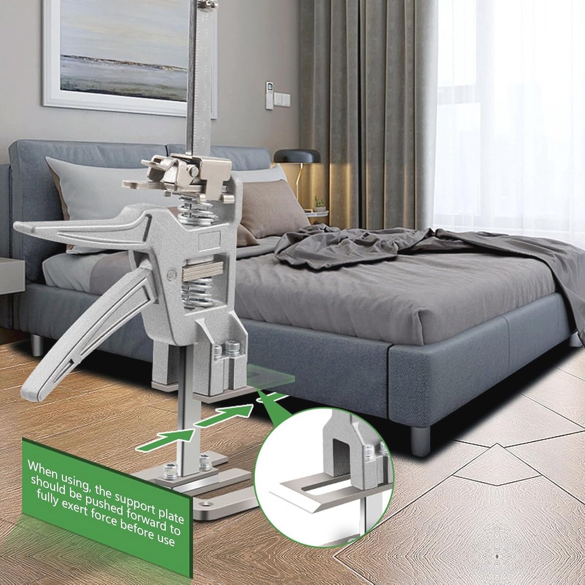Hand Hijsgereedschap Krik, 2 Stuks Arbeidsbesparende Arm Gereedschapslift Multifunctionele Hoogteverstelling Wandtegellift Boardaanpassing Heffen Vijzels Voor Furn