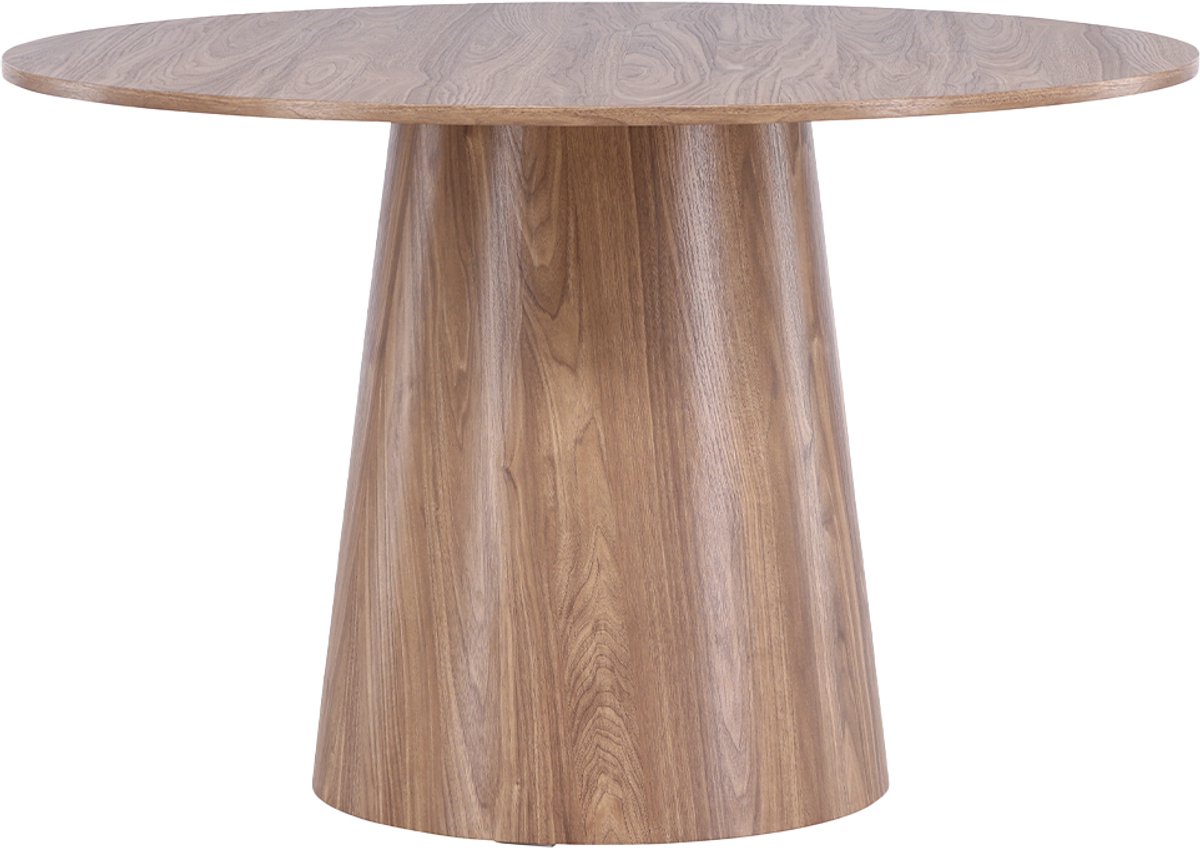 Nest living Trude Houten Eettafel Naturel Hout - Ronde - Eetkamertafel - Bruin - Ø 120 cm