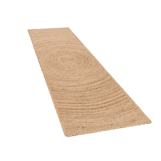Foto: Jute flatweave rug boho style duurzaam en natuurlijk gezellige en gemakkelijke verzorging