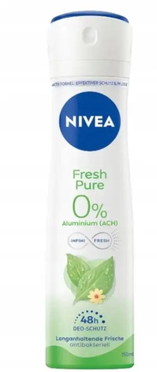 Goedkoopste Nivea - Deodorant - Spray - Fresh Pure - 150ml