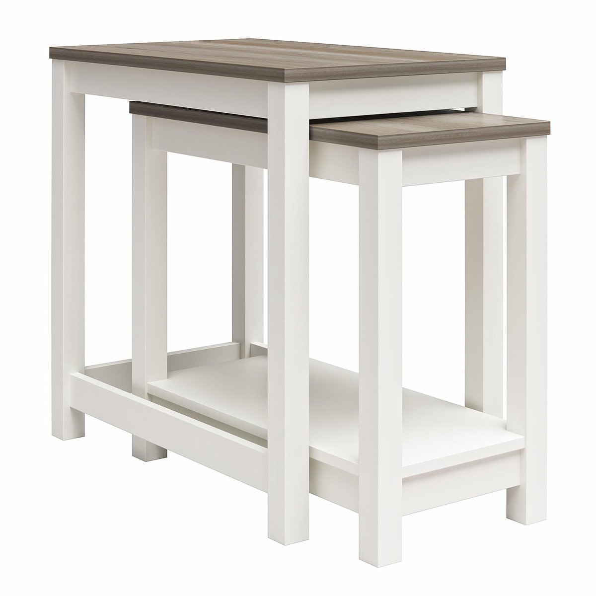 Chapel-Hill-NestingTables - Wit Eikenlook