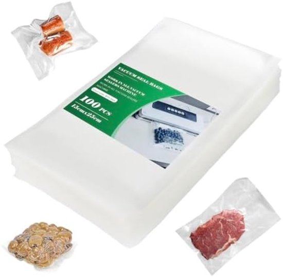 KitchenBoss Rouleau Sous Vide Alimentaire:5 Packs Sac Sous Vide Alimentaire 28x300cm, Sachet Sous Vide Alimentaire Convient à La Cuisson Sous Vide, Appareil De Mise Sous Vide Et Micro-onde