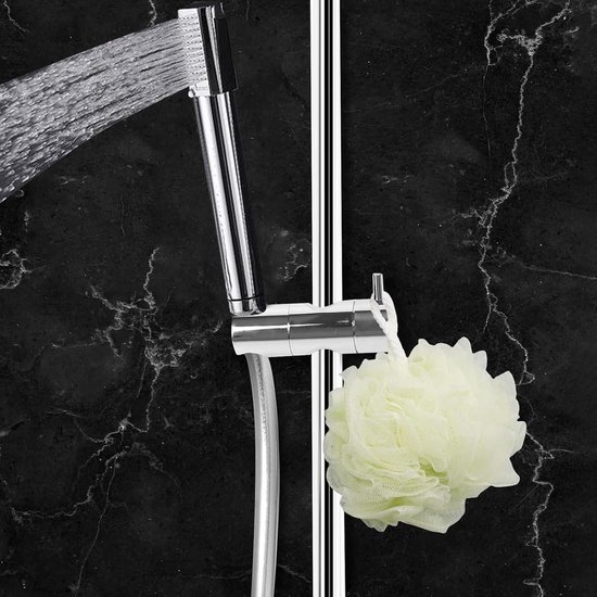 Inovra Plus - Support de douchette universel réglable et rotatif pour glissière de 22 mm - Accessoires de salle de bain pour le plaisir de la douche