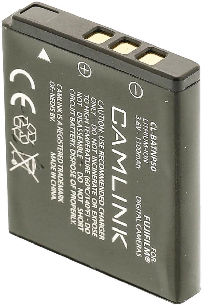 CamLink CL-BATNP50 Lithium-Ion 1100mAh 3.6V oplaadbare batterij/accu