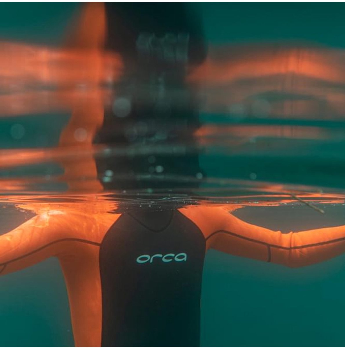 2026 Orca Heren Vitalis Hi-Vis Rug Ritssluiting Open Water Swim Wetsui