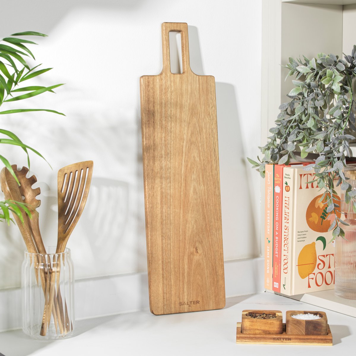Salter Toronto serveerbord – 55 cm houten - FSC®-Acacia Wood — cadeau in Kookcadeaus - foto 6