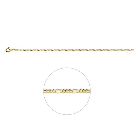 SPARKLE14 - Bracelet Maille Figaro 1,8 mm - Or