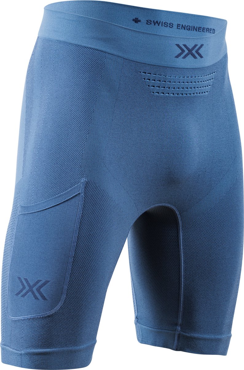 X-Bionic Xceed Run Hardloopshort Heren Slate Blue/Marine Maat XL