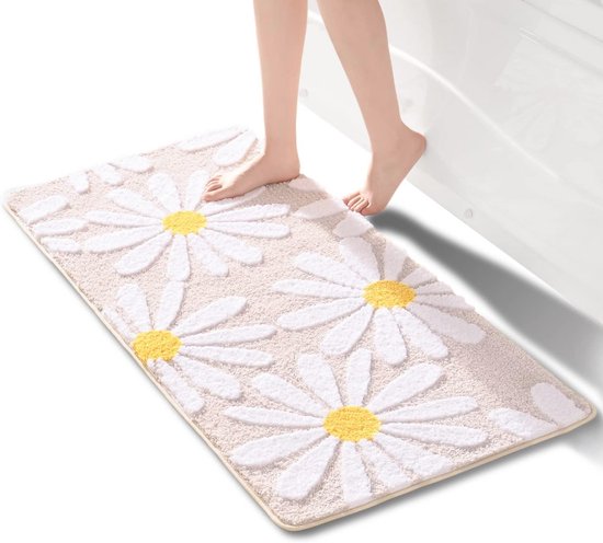 Famibay Badkamertapijt, antislip, wasbaar, waterabsorberend, badmat, lang, microvezel, voor