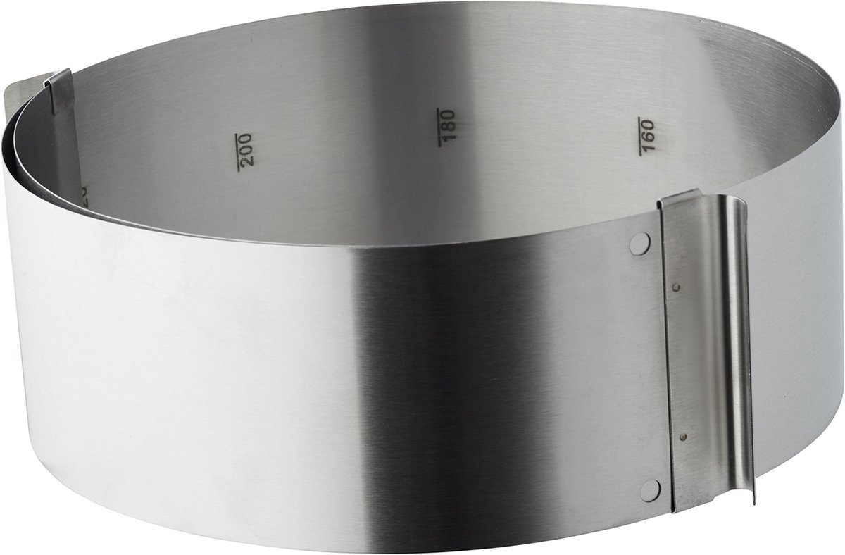 Funktion Verstelbare taartring 16-32 x 8 cm