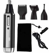 Bol.com Oplaadbare 4 in 1 Baard trimmer - Oortrimmer - Scheerapparaat - Wenkbrauw Trimmer - Neustrimmer - Oplaadbaar - Mannen en... aanbieding
