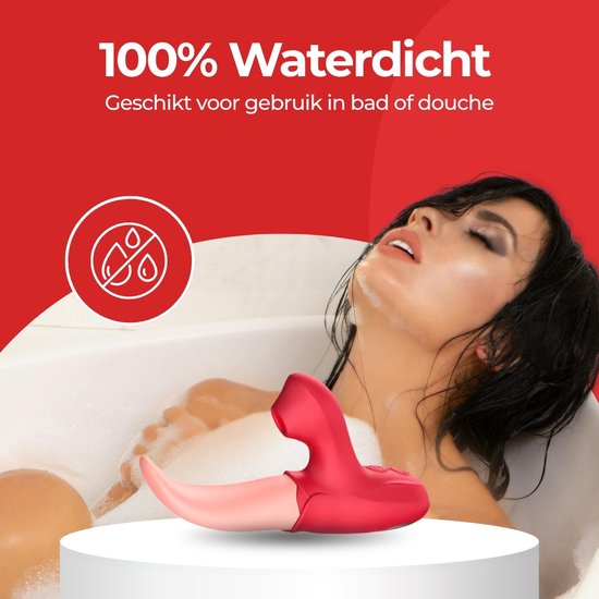 Vibromasseur de langue JeBo avec Satisfyer - Vibromasseur de langue  lchant -... | bol