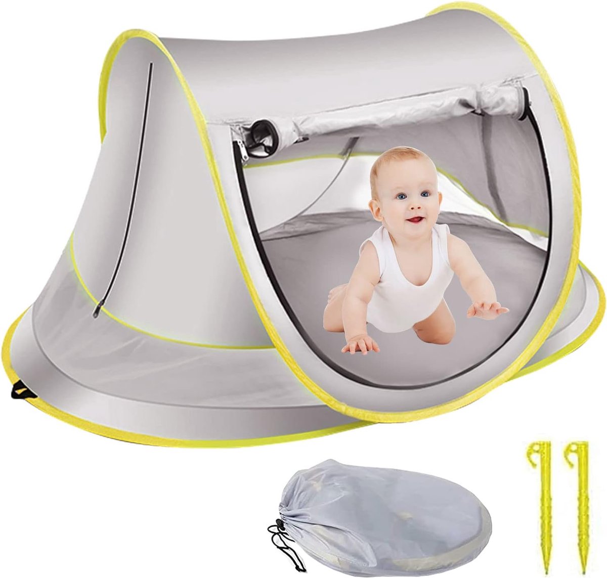 Lexium Strandtent Baby - Strandtent Pop Up - UV Bescherming - Windscherm Strand