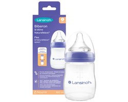 Lansinoh Drinkfles & NaturalWave Speen 160 ml -
