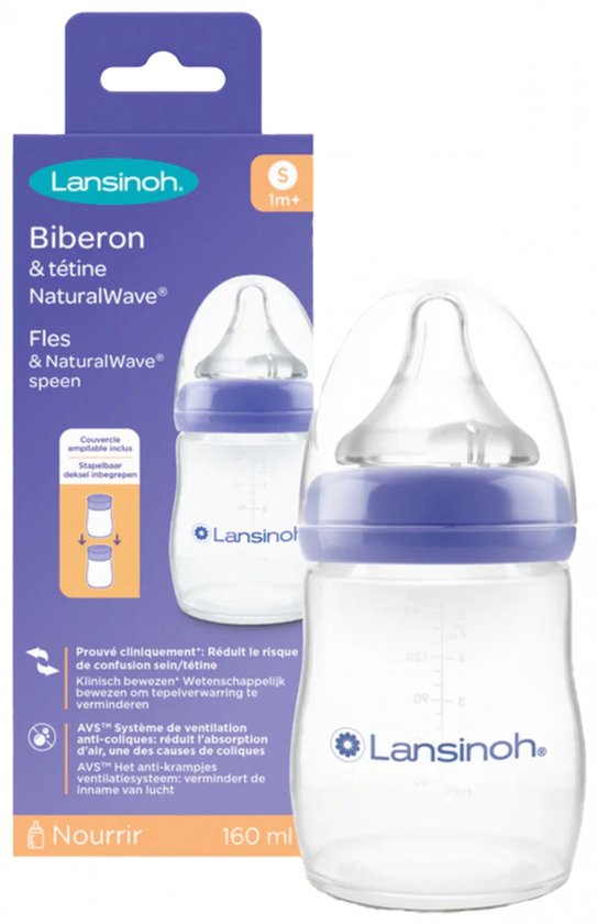 Lansinoh Drinkfles & NaturalWave Speen