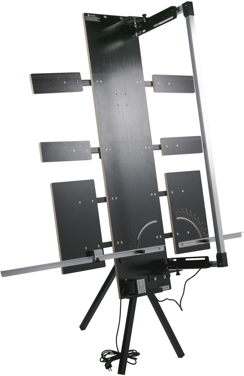 Piepschuim Snijmachine, 42 cm Maximale Snijdikte, Verwarmde Draad Schuimsnijder, 127 cm Maximale Lengte, Instelbaar 0-90°, 6 Verwarmingsdraden, Met Standaard en Zijplaat, voor Schuim en Pearl Cotton