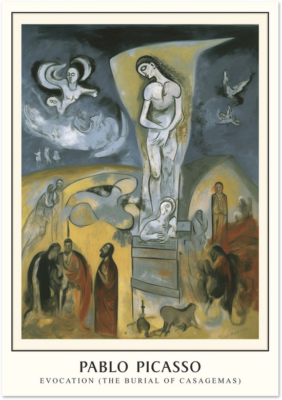 Pablo Picasso - Evocation poster 30x40 cm / 12x16″