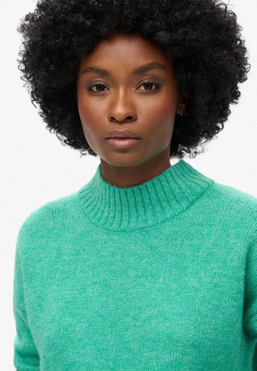 Superdry Essential trui met hoge hals Dames Sweaters Groen