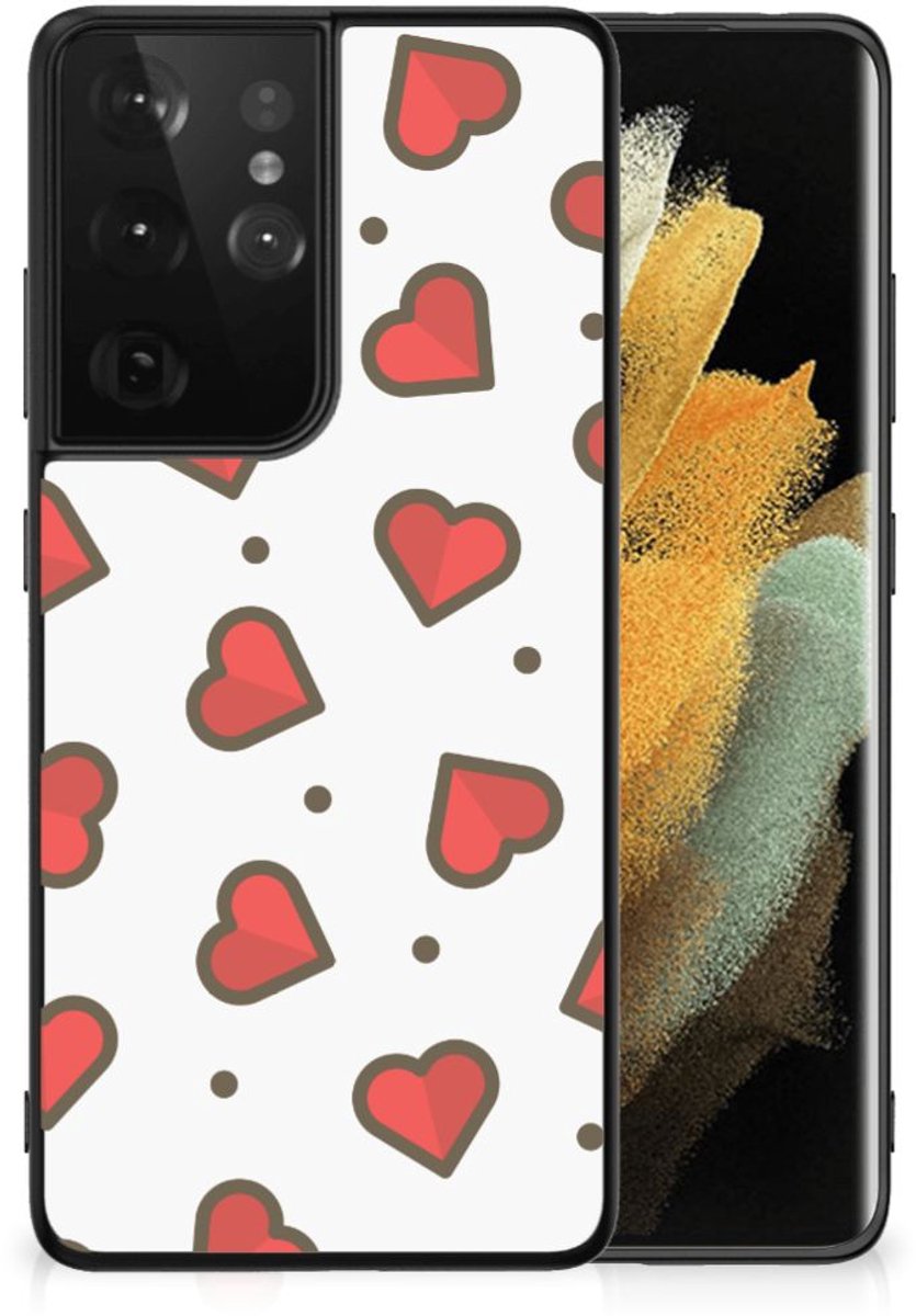 Samsung Galaxy S21 Ultra Back Case Hearts