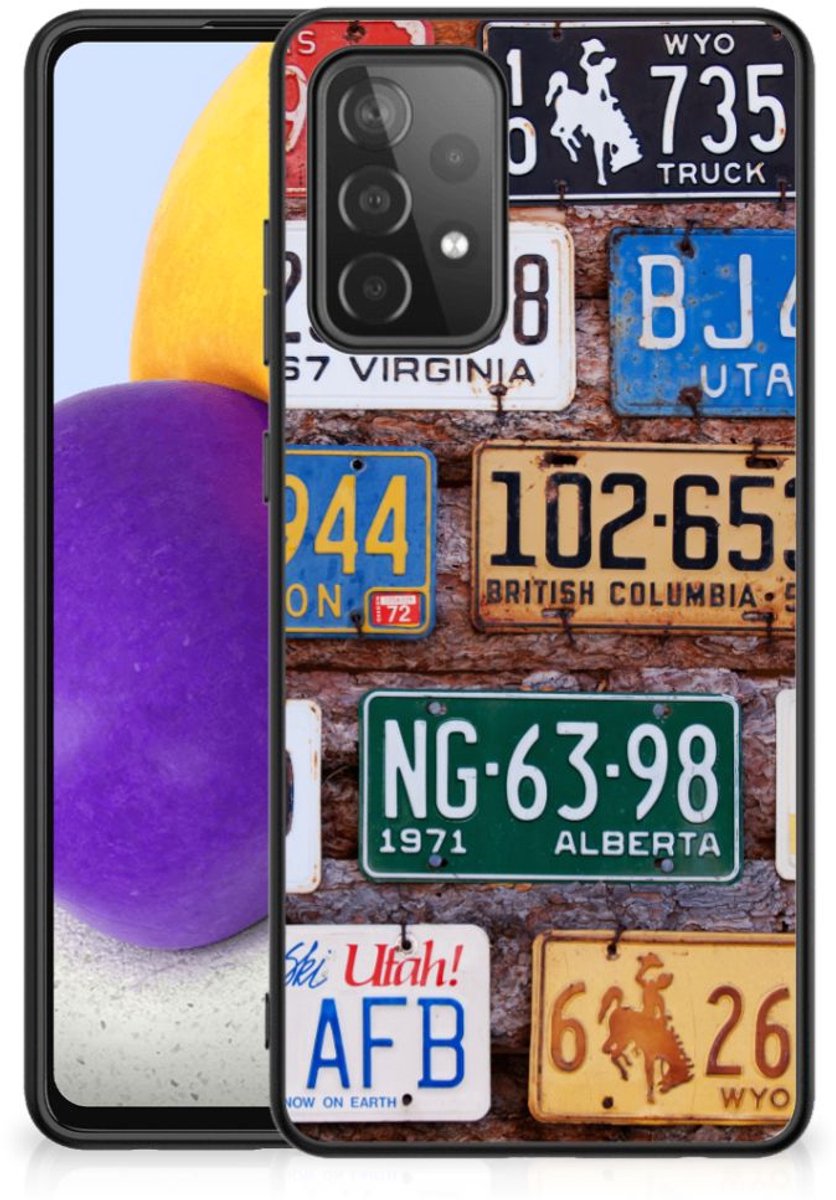 Samsung Galaxy A72 (5G/4G) Silicone Back Case Kentekenplaten