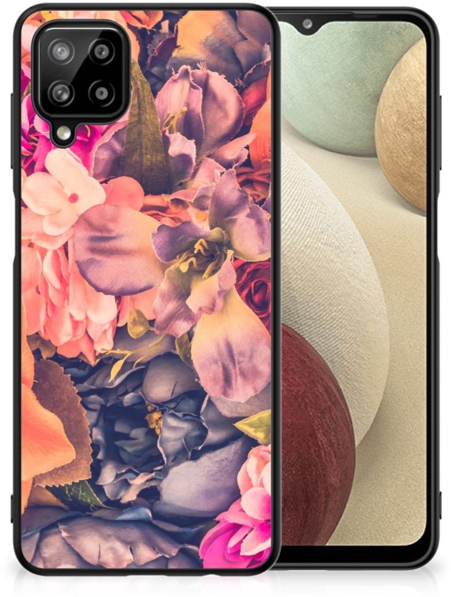 Samsung Galaxy A12 Bloemen Hoesje Bosje Bloemen