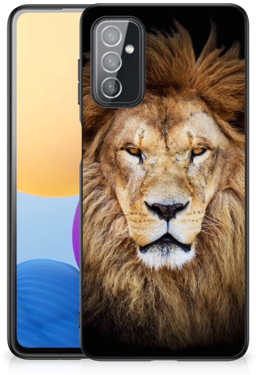 Samsung Galaxy M52 Dierenprint Telefoonhoesje Leeuw